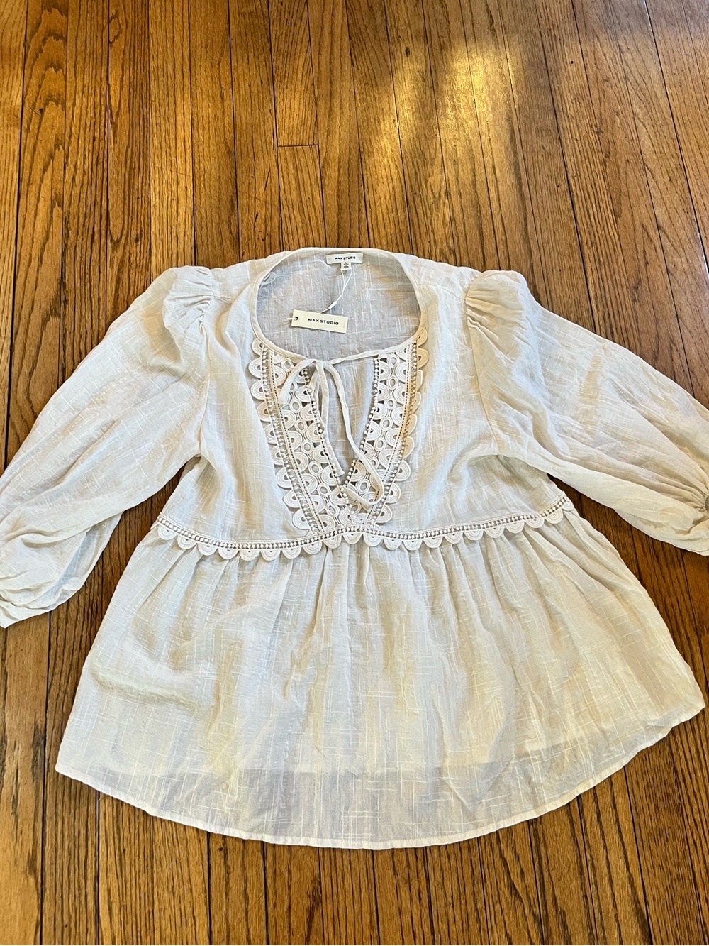 NWT Max Studio Boho Blouse